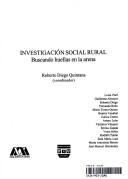 Cover of: Investigación social rural: buscando huellas en la arena