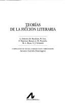 Cover of: Teorías de la ficción literaria