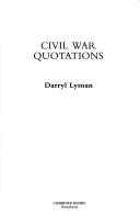 Cover of: Civil War quotations by Todd Gibbons