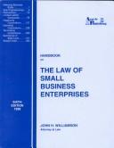 Cover of: Handbook on the law of small business enterprises | John Harvey Williamson