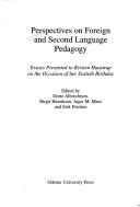 Cover of: Perspectives on foreign and second language pedagogy by edited by Dorte Albrechtsen ... [et al.].