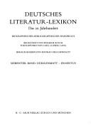 Cover of: Deutsches Literatur-Lexikon: das 20. Jahrhundert : biographisches-bibliographisches Handbuch