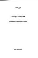 Cover of: Una spia del regime