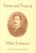 Cover of: Poems and prose of Mihai Eminescu by Mihai Eminescu