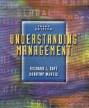Cover of: Understanding management by Richard L. Daft