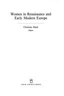 Cover of: Women in Renaissance and early modern Europe