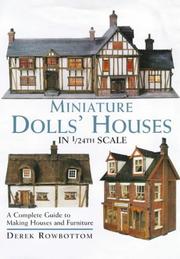 Cover of: Miniature Dolls' Houses in 1/24th Scale