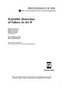 Cover of: Scientific detection of fakery in art II by Duane R. Chartier, Walter McCrone, Richard J. Weiss, chairs/editors ; sponsored and published by SPIE--the International Society for Optical Engineering.