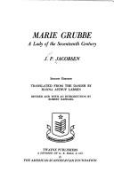 Fru Marie Grubbe by Jens Peter Jacobsen