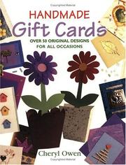 Cover of: Handmade Gift Cards: Over 50 Original Designs for All Occasions