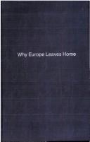 Cover of: Why Europe leaves home by Roberts, Kenneth Lewis