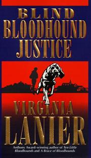 Cover of: Blind Bloodhound Justice (Bloodhound (Paperback)) by Virginia Lanier