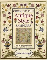 Cover of: Cross Stitch Antique Style Samplers by Jane Greenoff