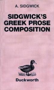 Sidgwick's Greek prose composition by Arthur Sidgwick