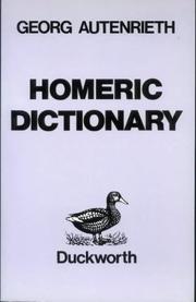 Cover of: Homeric dictionary by Georg Autenrieth