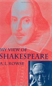 Cover of: My view of Shakespeare: the Shakespeare revolution