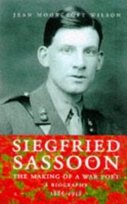Siegfried Sassoon by Jean Moorcroft Wilson