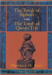Cover of: Tomb of Siphtah by Davis, Theodore M.