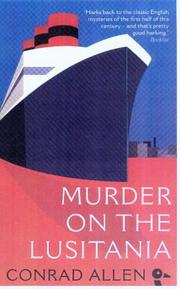 Cover of: Murder on the "Lusitania" by Conrad Allen