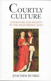 Cover of: Courtly Culture by Joachim Bumke