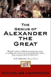 Cover of: The Genius of Alexander the Great by Nicholas Hammond