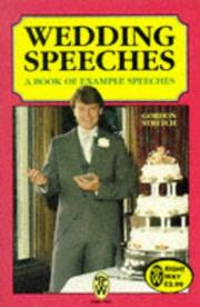 Wedding speeches by Gordon Stretch