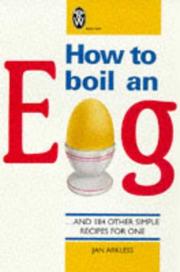 how to boil an egg by Jan Arkless