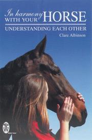 Cover of: In Harmony With Your Horse by Clare Albinson