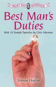 Cover of: Best Man's Duties