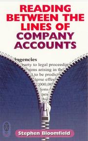 Cover of: Reading Between the Lines of Company Accounts