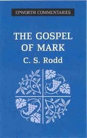 Cover of: Gospel of Mark Epworth Commentary