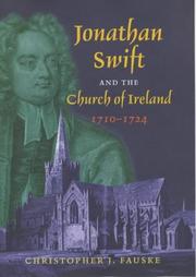 Cover of: Jonathan Swift and the Church of Ireland, 1710-24