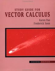 Cover of: Study Guide for Marsden and Tromba's Vector Calculus