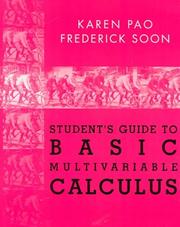 Cover of: Basic Multivariable Analysis Study Guide