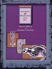 Cover of: Anatomy and Dissection of the Rat (Freeman Laboratory Separates in Biology) by Warren F. Walker, Dominique G. Homberger