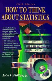 Cover of: How to think about statistics by Phillips, John L.