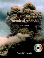 Cover of: Quantitative chemical analysis by Daniel C. Harris