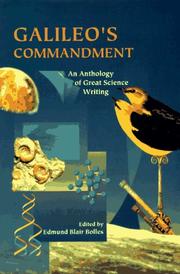 Cover of: Galileo's commandment: an anthology of great science writing