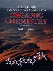 Cover of: Study Guide and Solutions Manual for Organic Chemistry, Third Edition