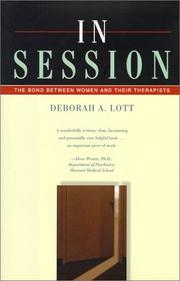 Cover of: In session: the bond between women and their therapists