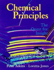 Cover of: Chemical principles by P. W. Atkins