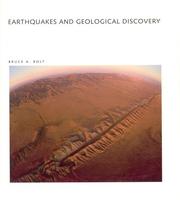 Cover of: Earthquakes and geological discovery by Bruce A. Bolt