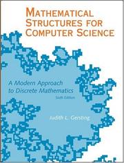 Cover of: Mathematical Structures for Computer Science by Judith L. Gersting, Judith L. Gersting