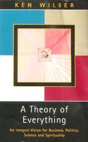 Cover of: A Theory of Everything by Ken Wilber