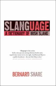 Cover of: Slanguage by Bernard Share