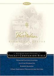 Cover of: NKJV Pocket Companion Bible: Signatures Series Edition