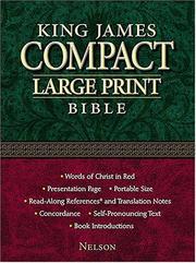 Cover of: King James Compact Large Print Bible - Black