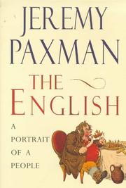 Cover of: The English by Jeremy Paxman