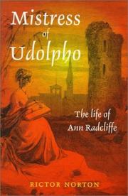Cover of: Mistress of Udolpho by Rictor Norton