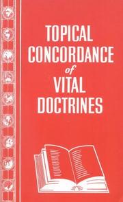 Cover of: Topical Concordance of Vital Doctrines, The... P